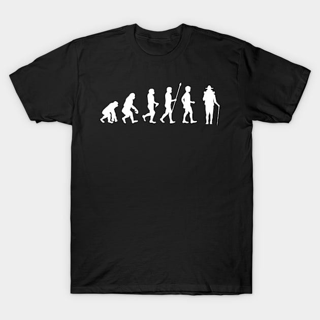 Hiking evolution gift ideas T-Shirt by HBfunshirts